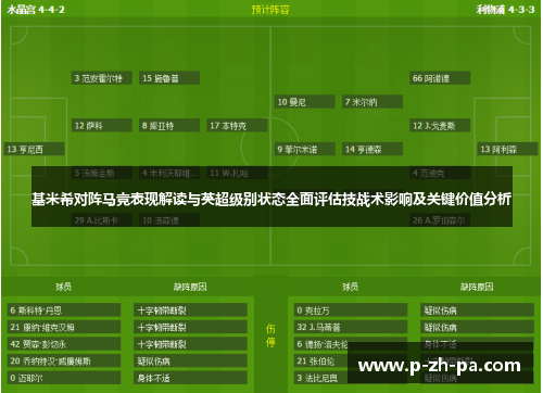 基米希对阵马竞表现解读与英超级别状态全面评估技战术影响及关键价值分析 基米希对阵马竞表现解读与英超级别状态全面评估技战术影响及关键价值分析